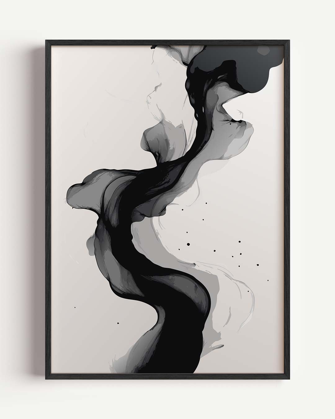 Sierlijke Abstracte Slagposter-WallArtistic