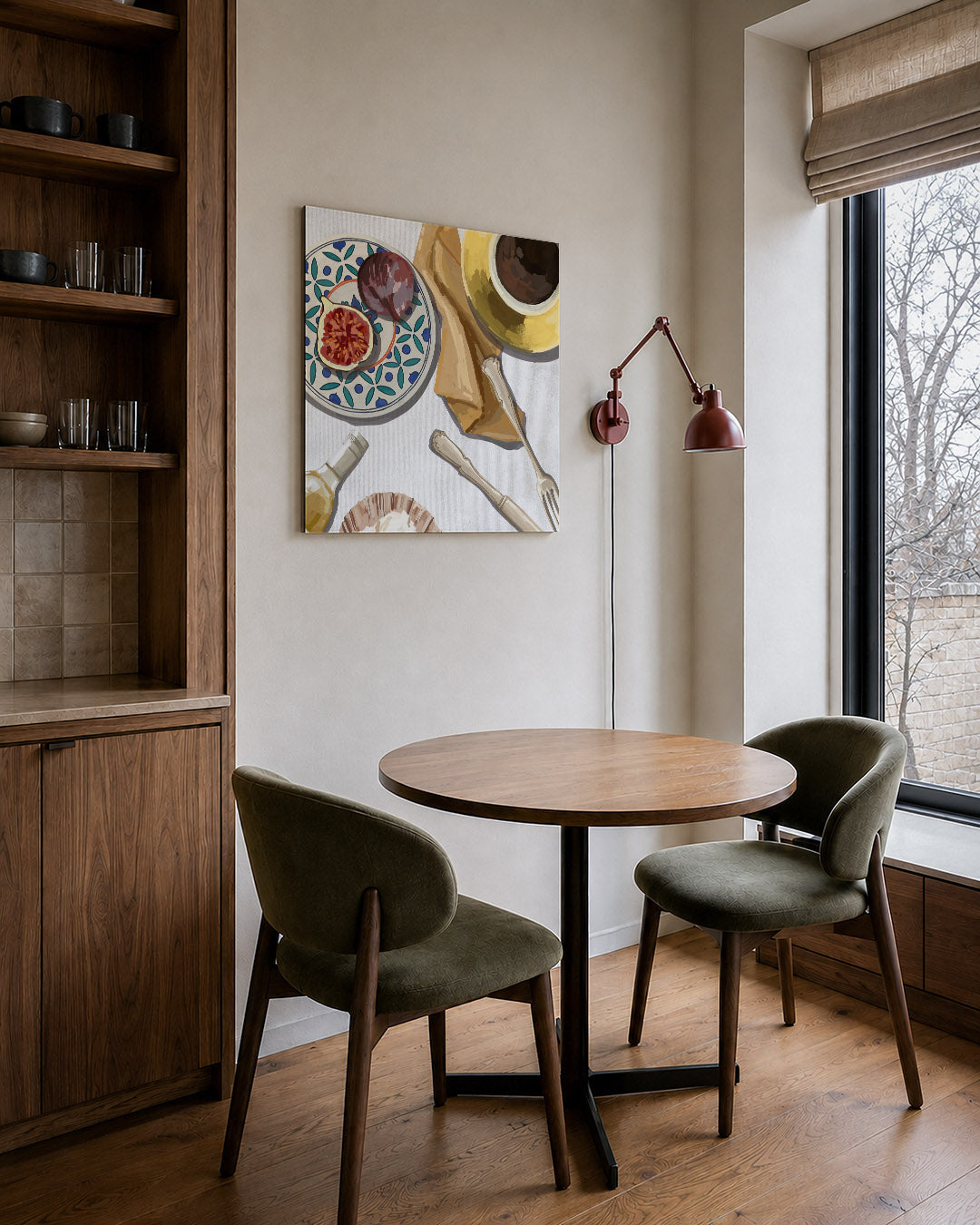 Stilleven met vijg Kunstwerk