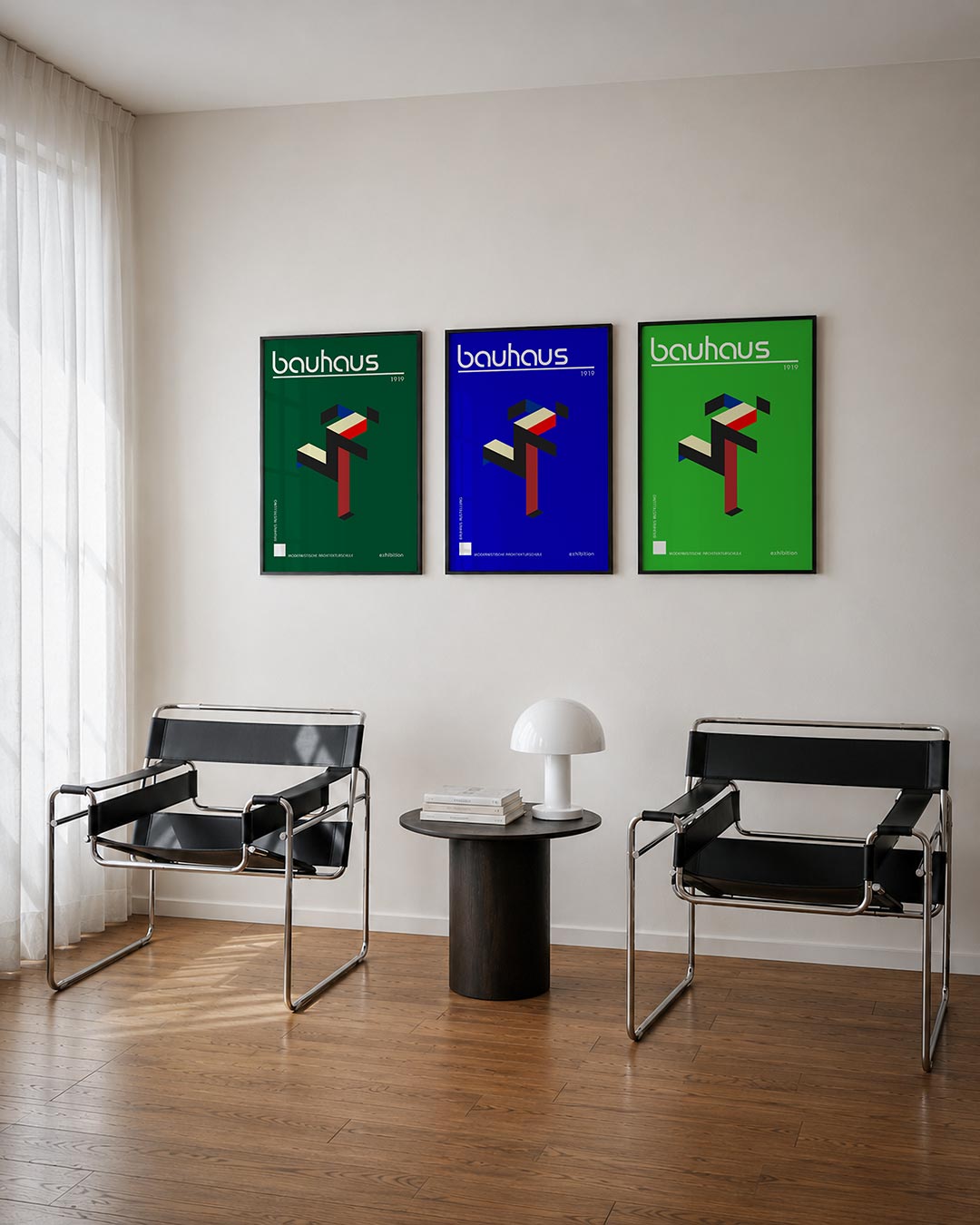 Kleur en lijnenspel Posterset