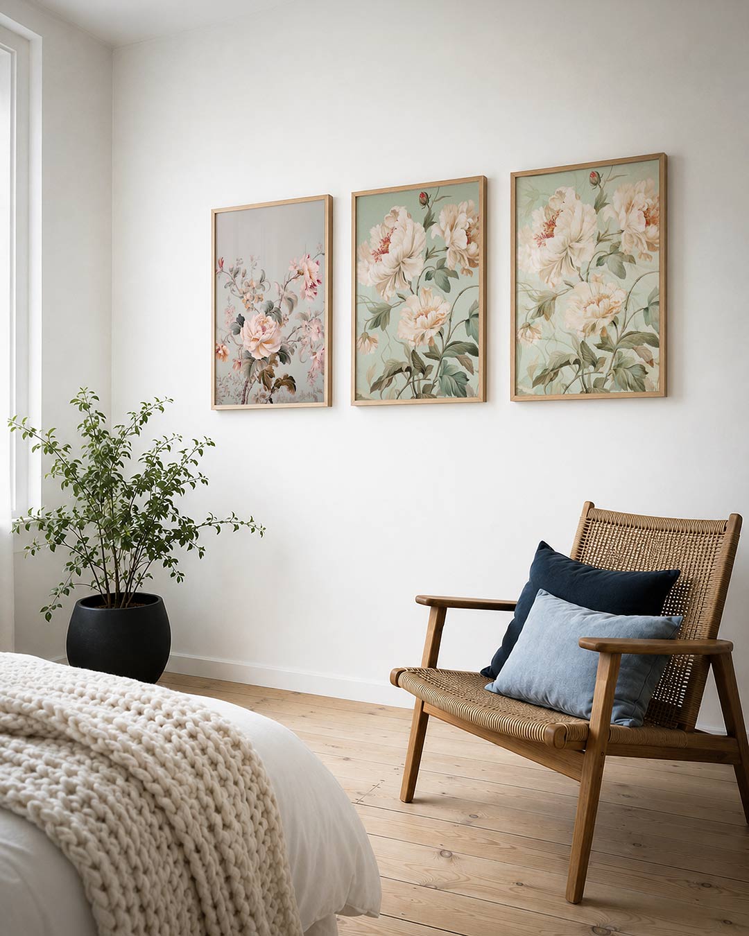 Bloemrijke elegantie Posterset