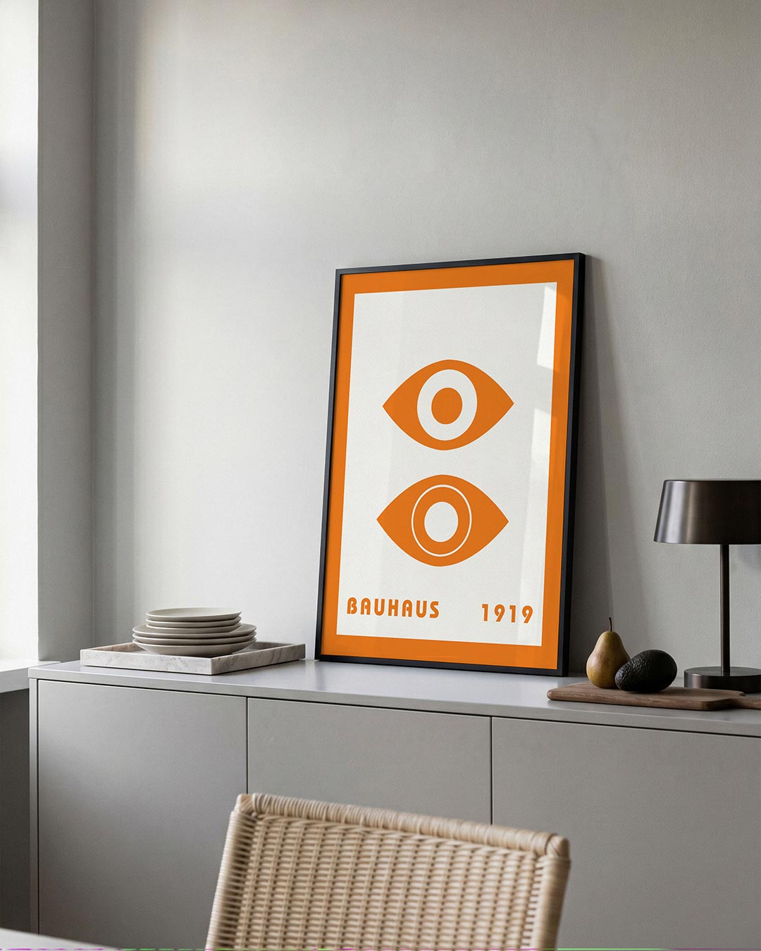 Oogvormen en kleur Poster