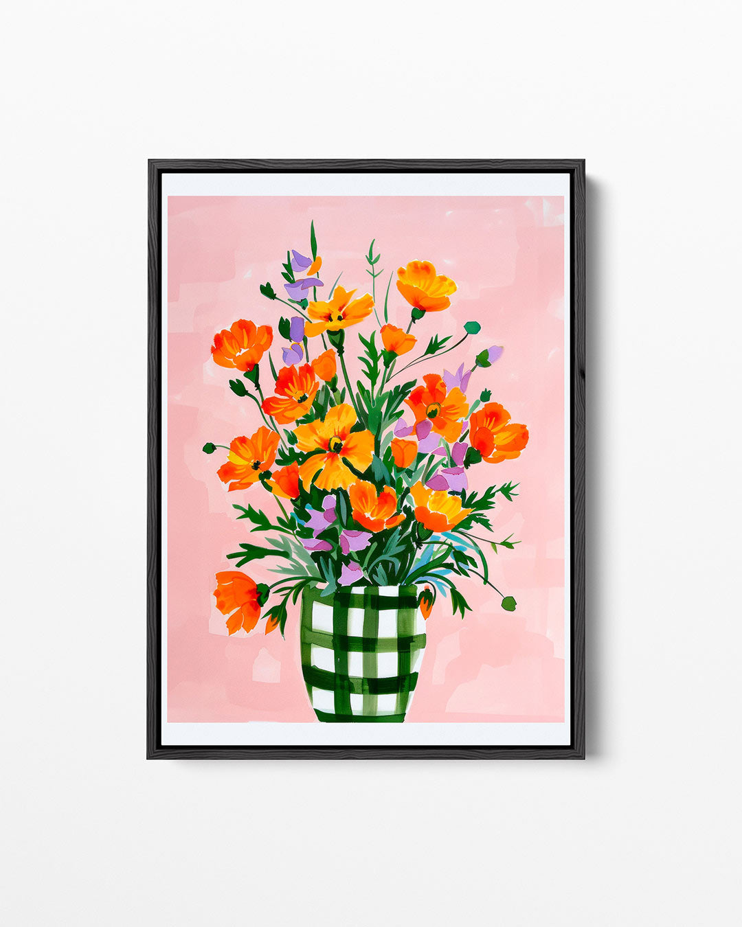 Bloemen in vaas Kunstwerk