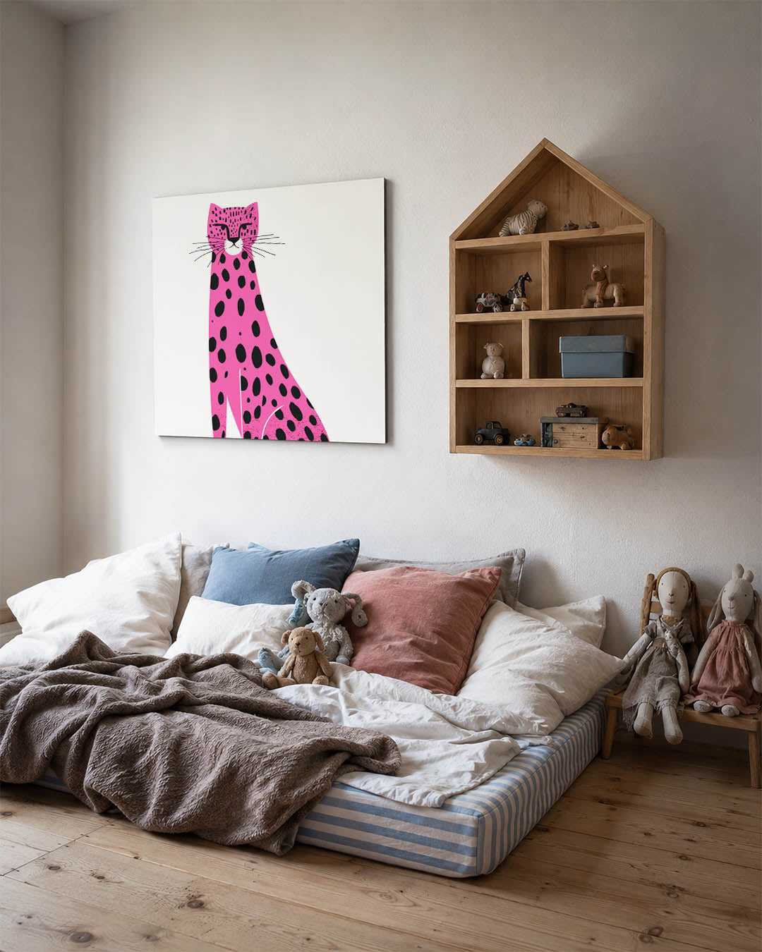 Luipaard illustratie Kunstwerk