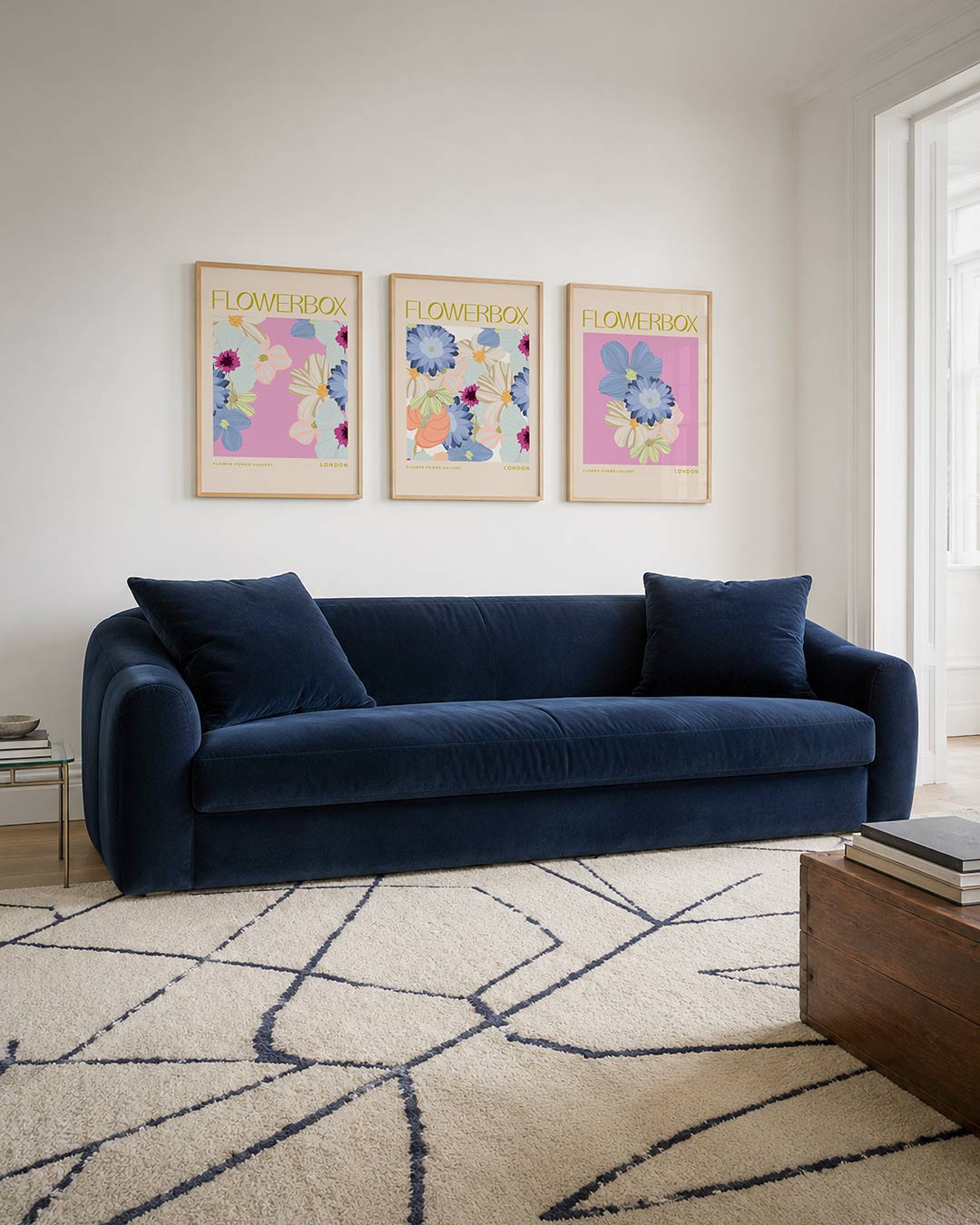 Bloemen en kleuren Posterset