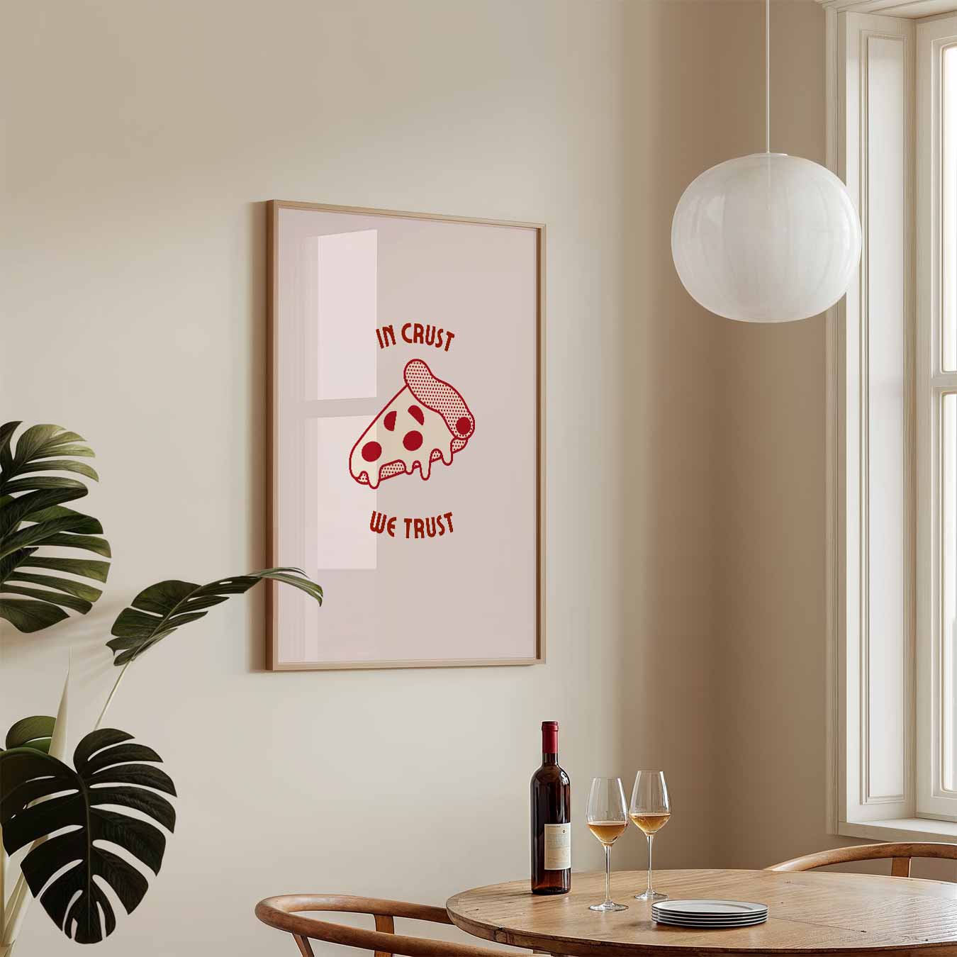 Retro Pizza Poster-WallArtistic