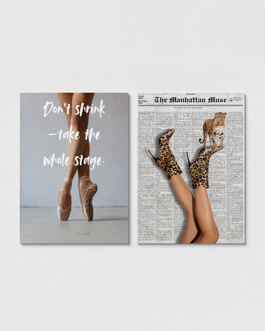 Dansende schoonheid Posterset