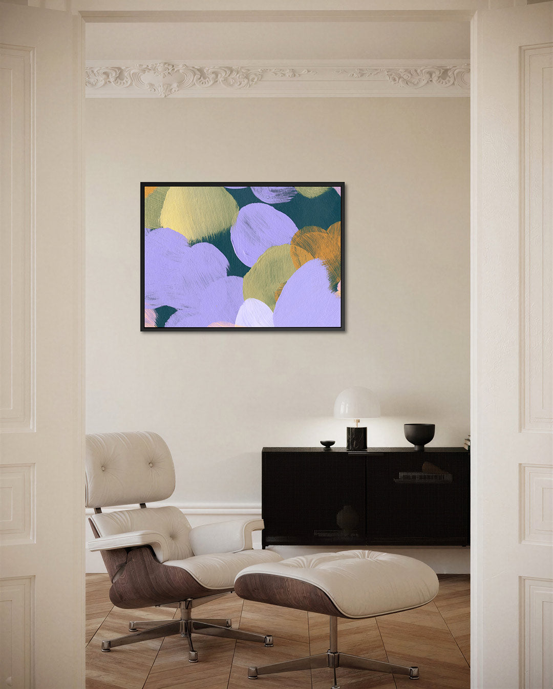 Kleurrijke vormen Kunstwerk
