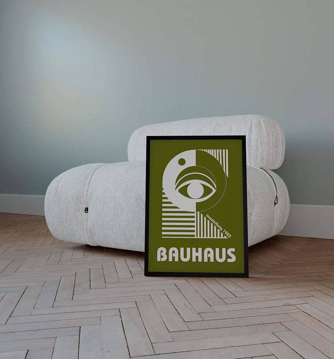 Oog en lijnen Poster