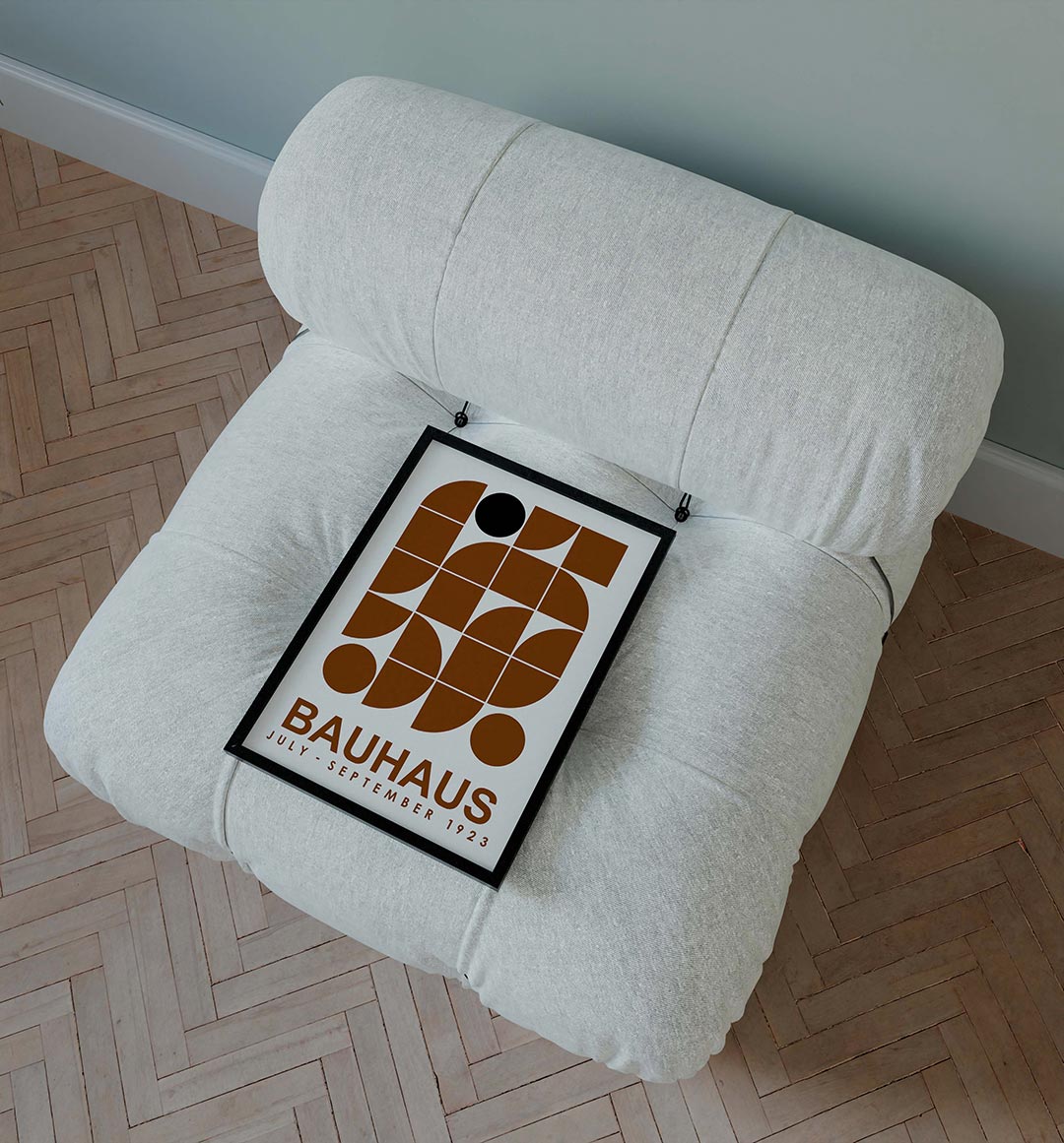 Vormritme en kleur Poster