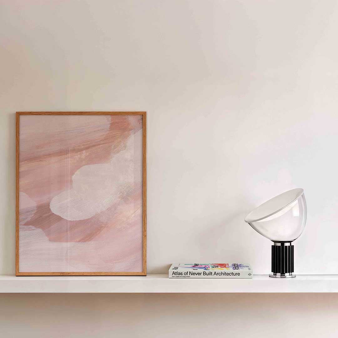 Abstracte penseelstreken Poster
