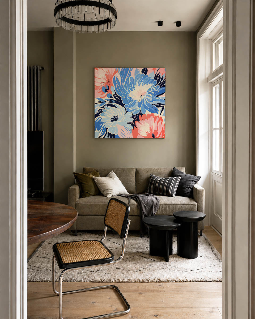 Bloemrijke vormen Kunstwerk