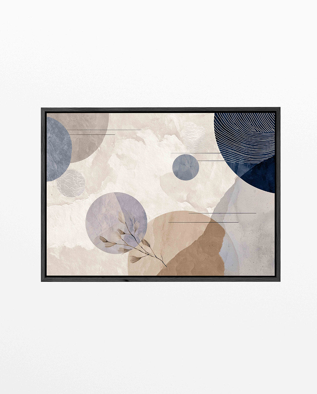 Geometrische vormen compositie Kunstwerk
