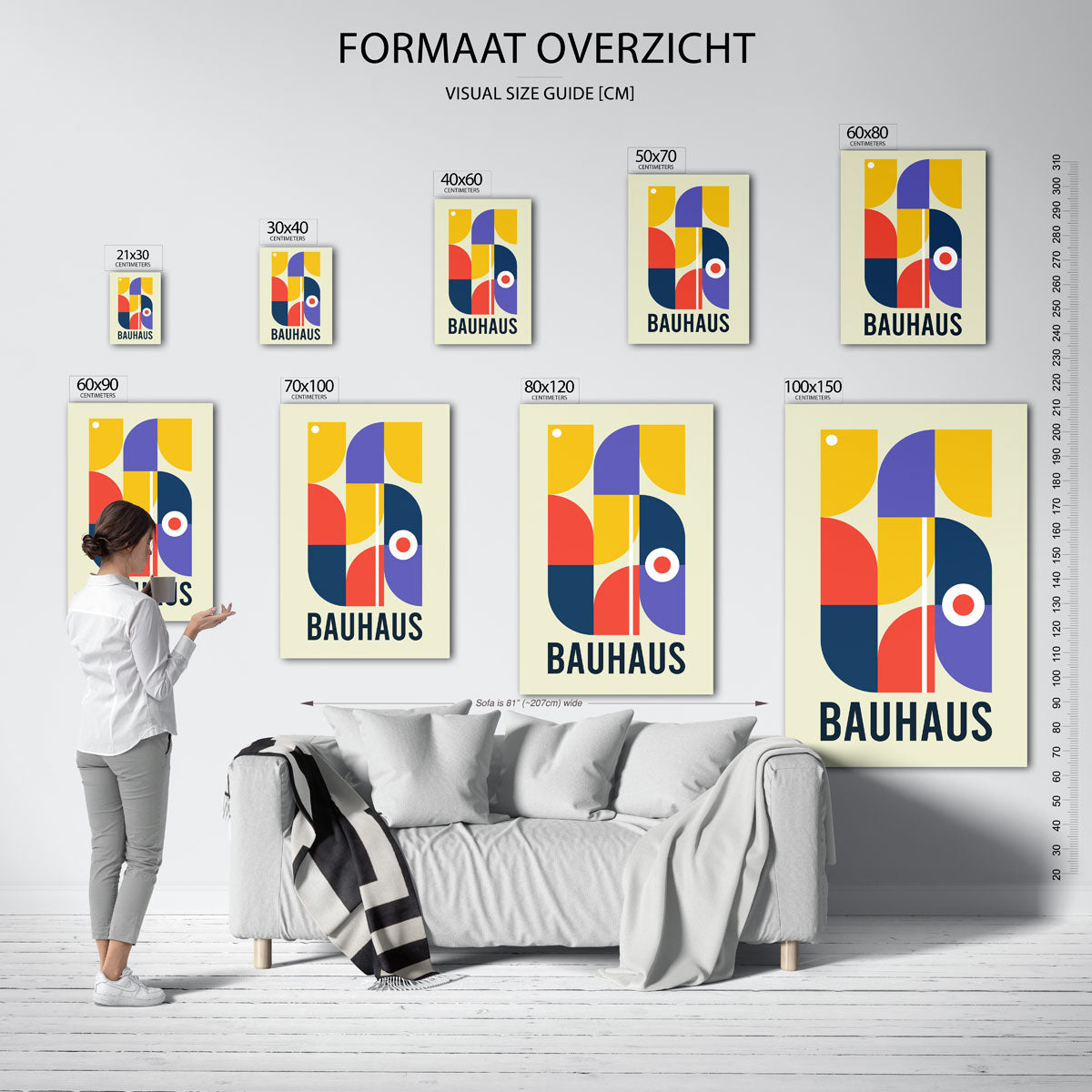 Vormen en vlakkenspel Poster