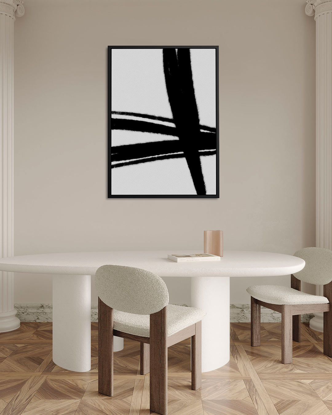Dynamische lijnen Kunstwerk