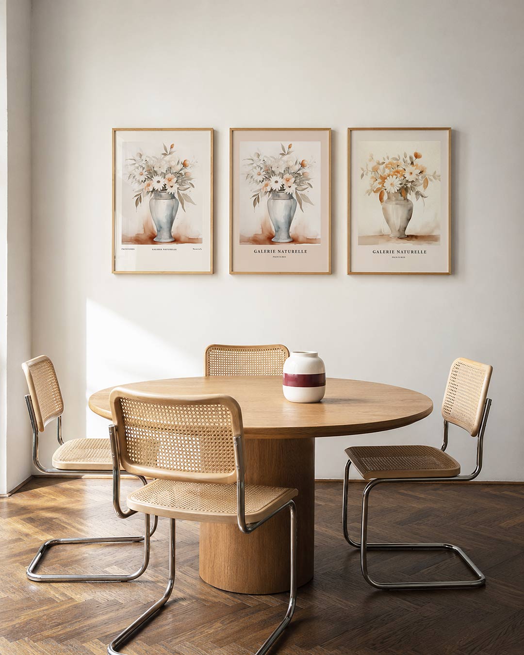 Bloemrijke vaas Posterset