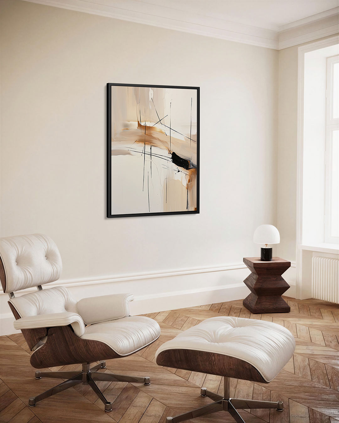 Lijnen en vormen Kunstwerk