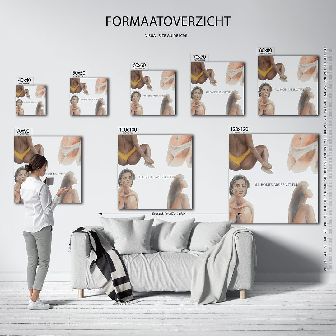 Menselijke vormen Kunstwerk