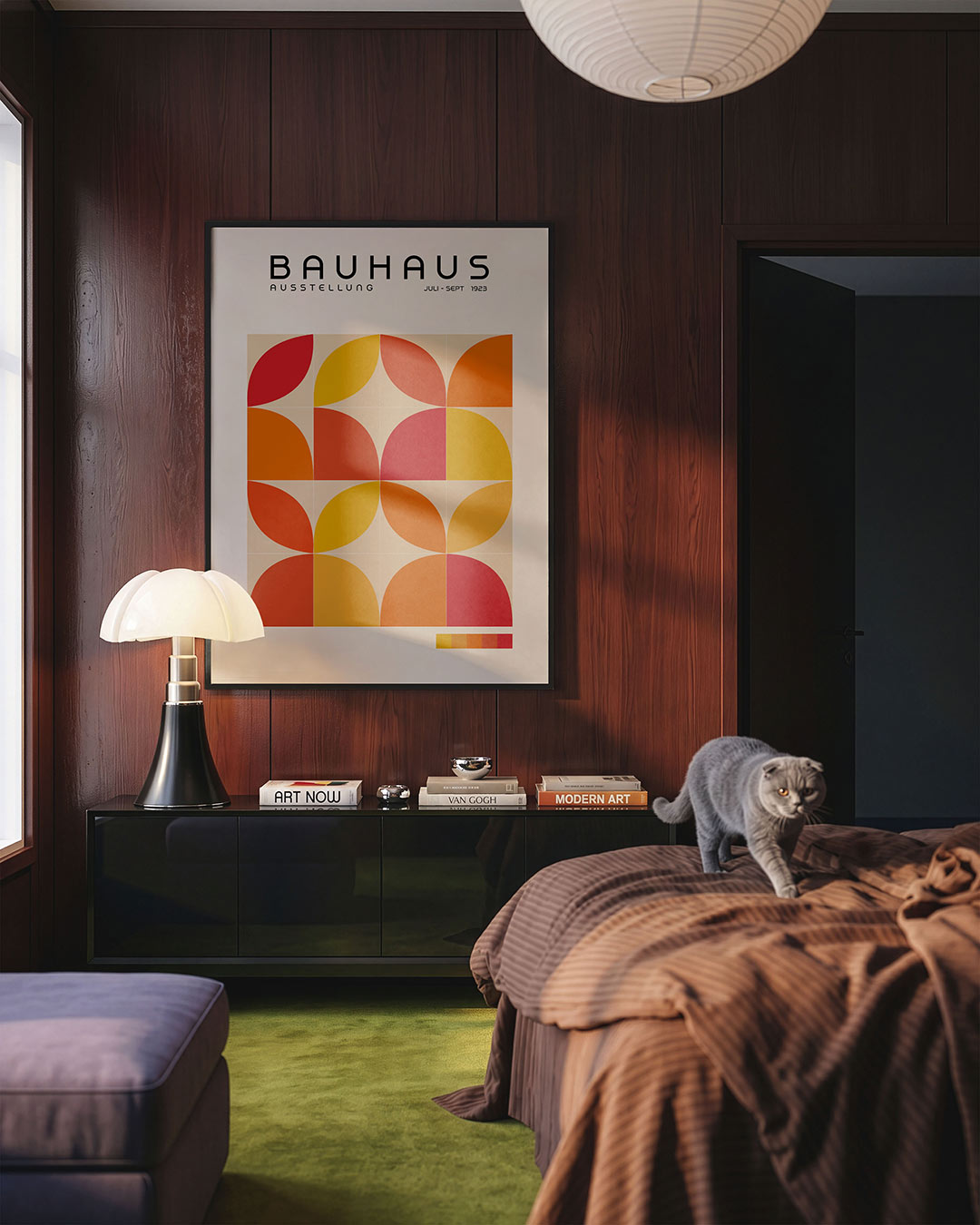 Vormritme en kleur Poster