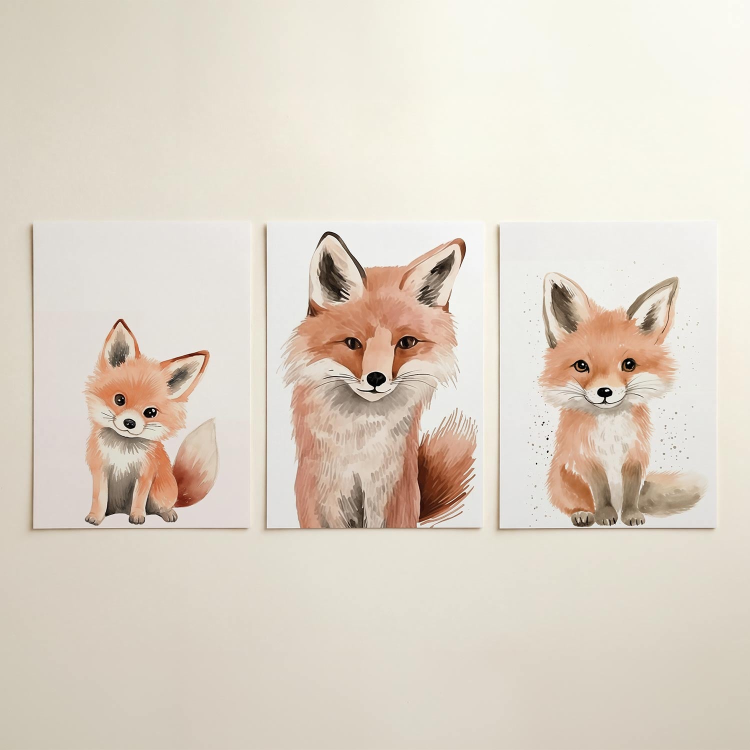 Vrolijke vossenblik Posterset