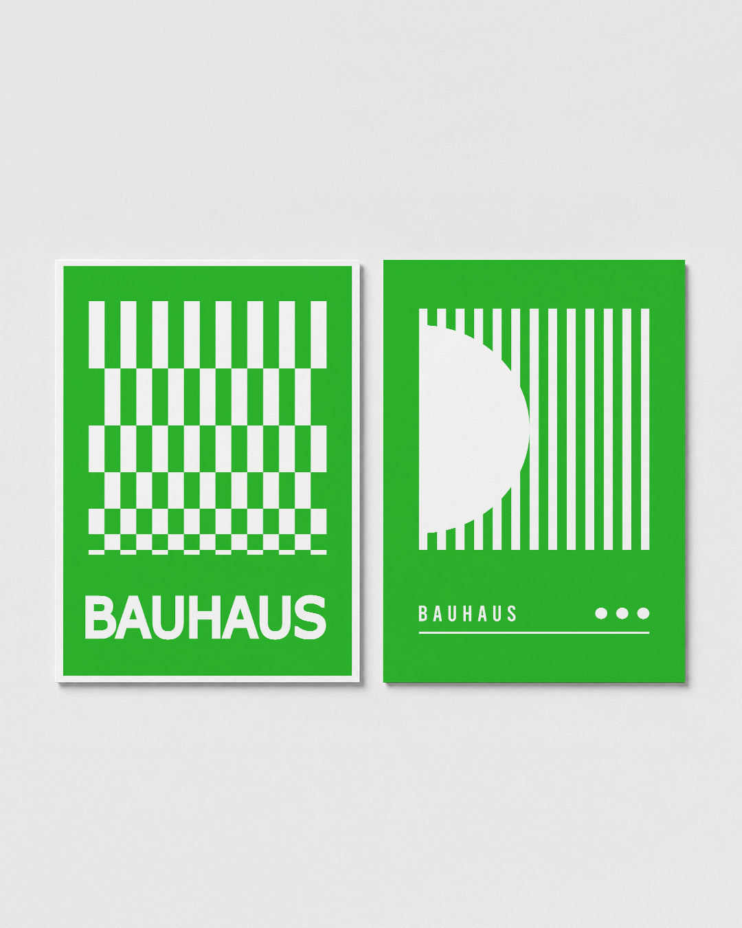 Groene ruitstructuur Posterset
