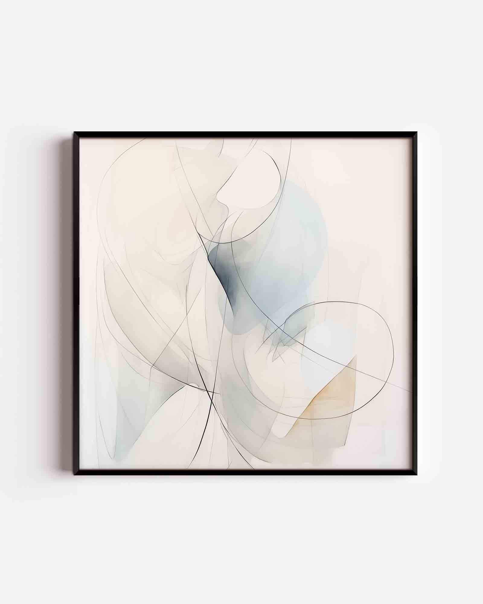 Abstracte lijnen Poster