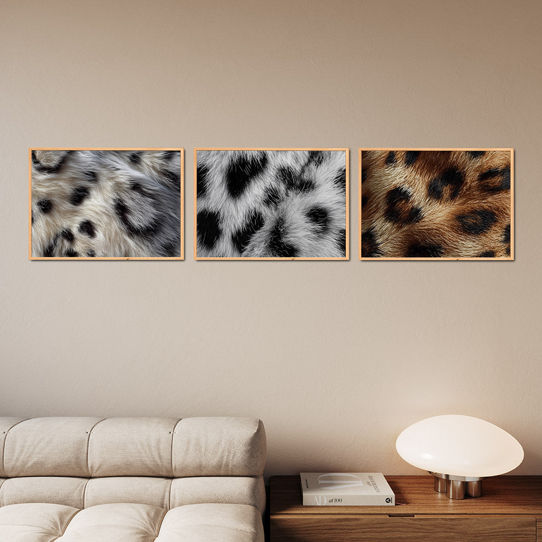 Vachttextuur en patronen Posterset