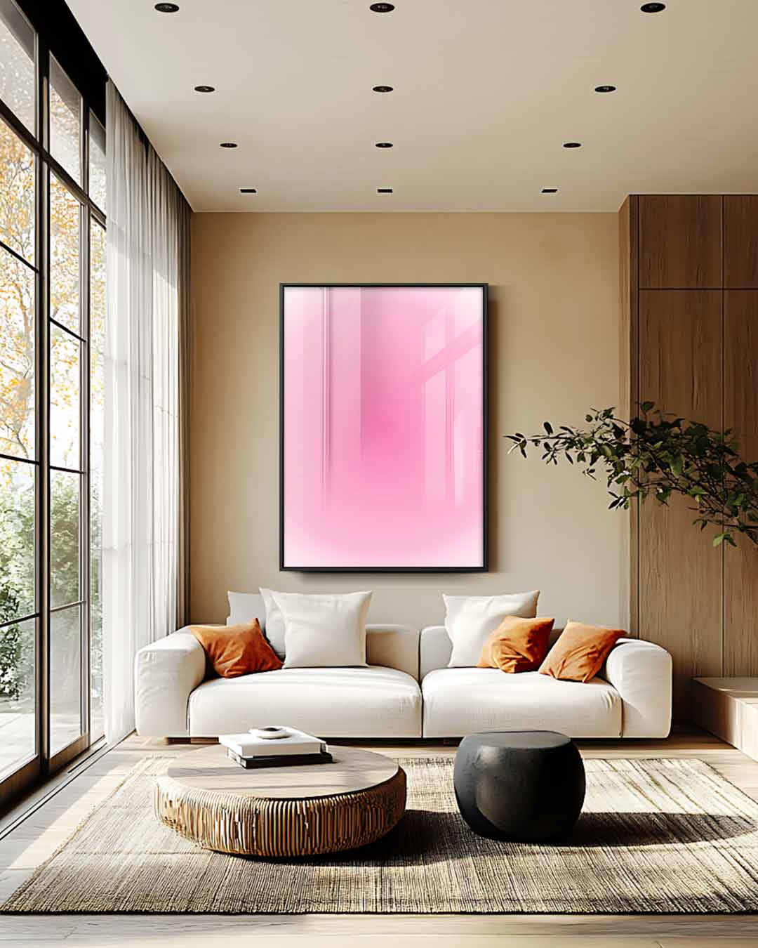 Roze Droom Kunstwerk-canvas-dibond-plexiglas-wanddecoratie-WallArtistic