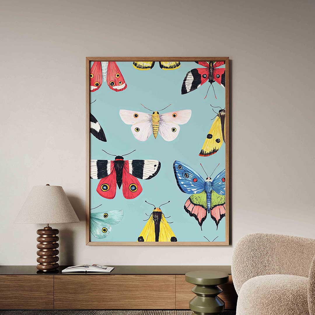 Vlinders en motten Poster
