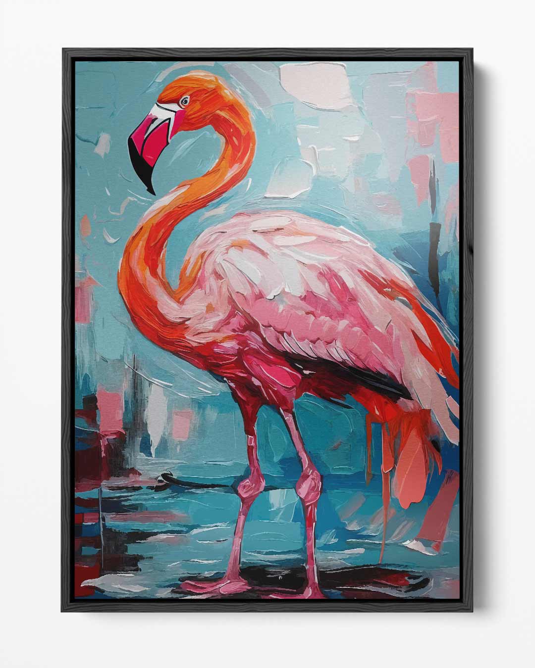 Colorful Flamingo Artwork