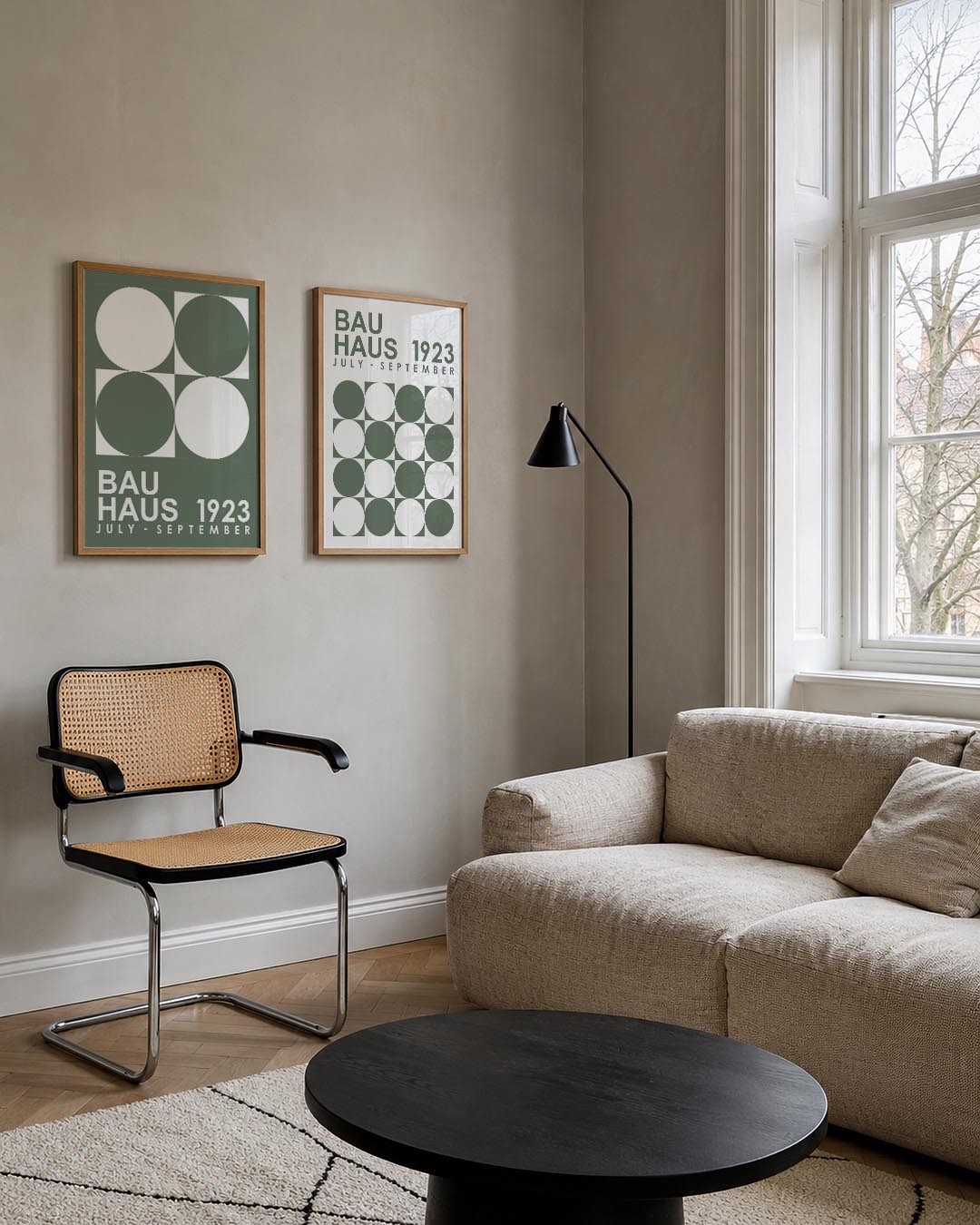 Cirkelvierkant harmonie Posterset