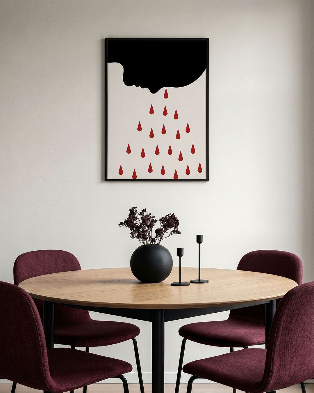 Vorm en contrast Poster