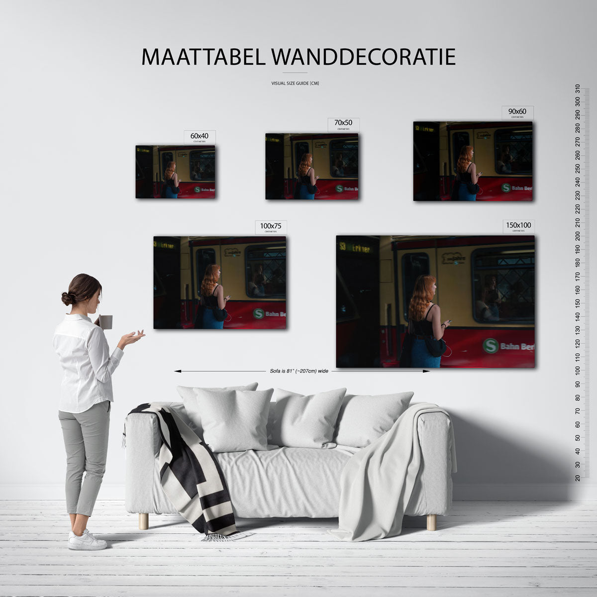 Stadsleven moment Kunstwerk
