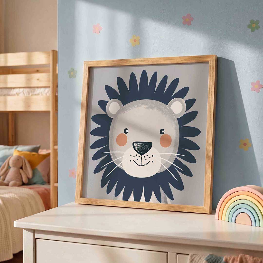 Leeuw met manen Poster