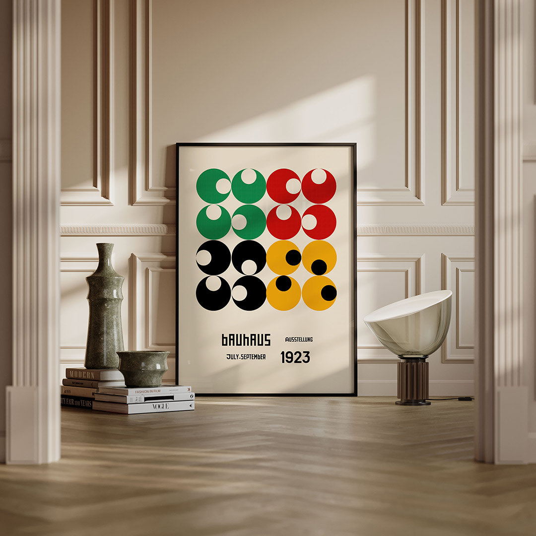Cirkelvormen en kleur Poster