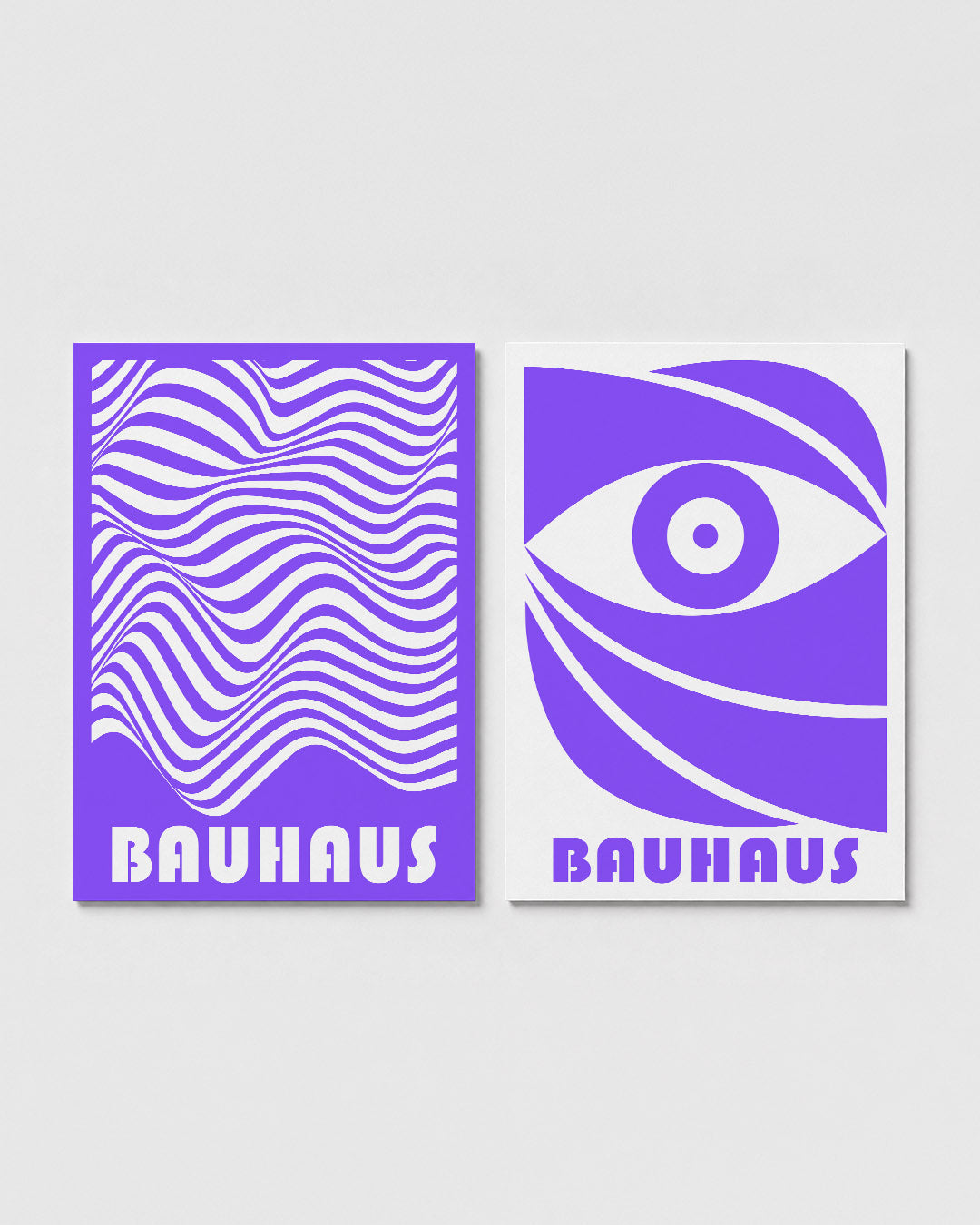 Golvend lijnenspel Posterset