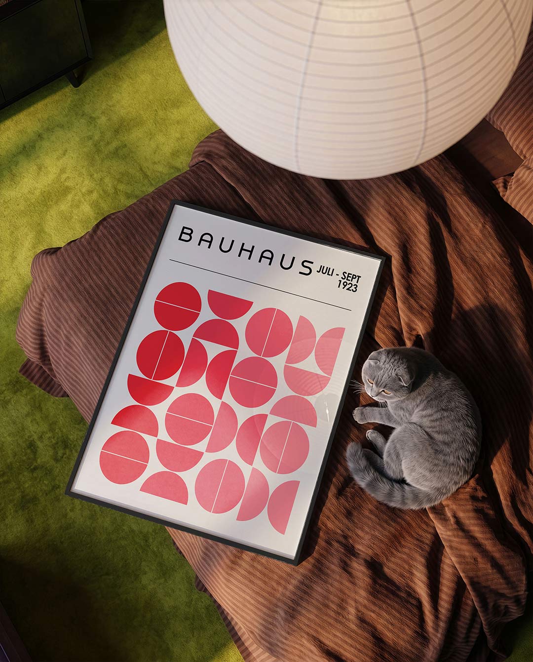 Vormritme en kleur Poster