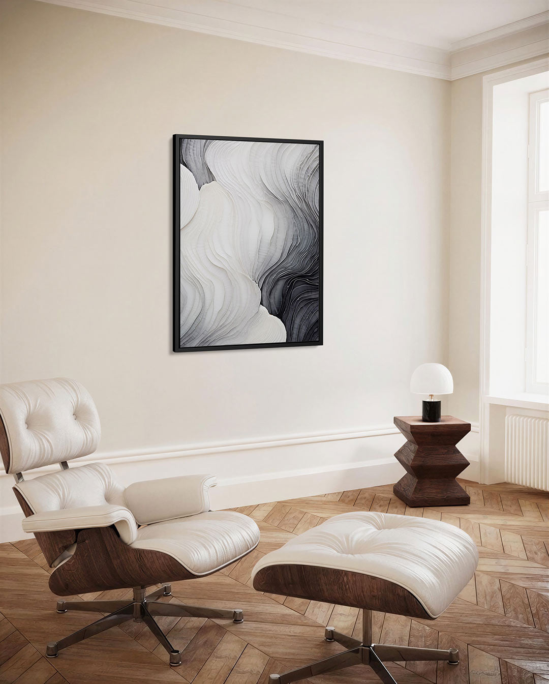 Golvende lijnen Kunstwerk