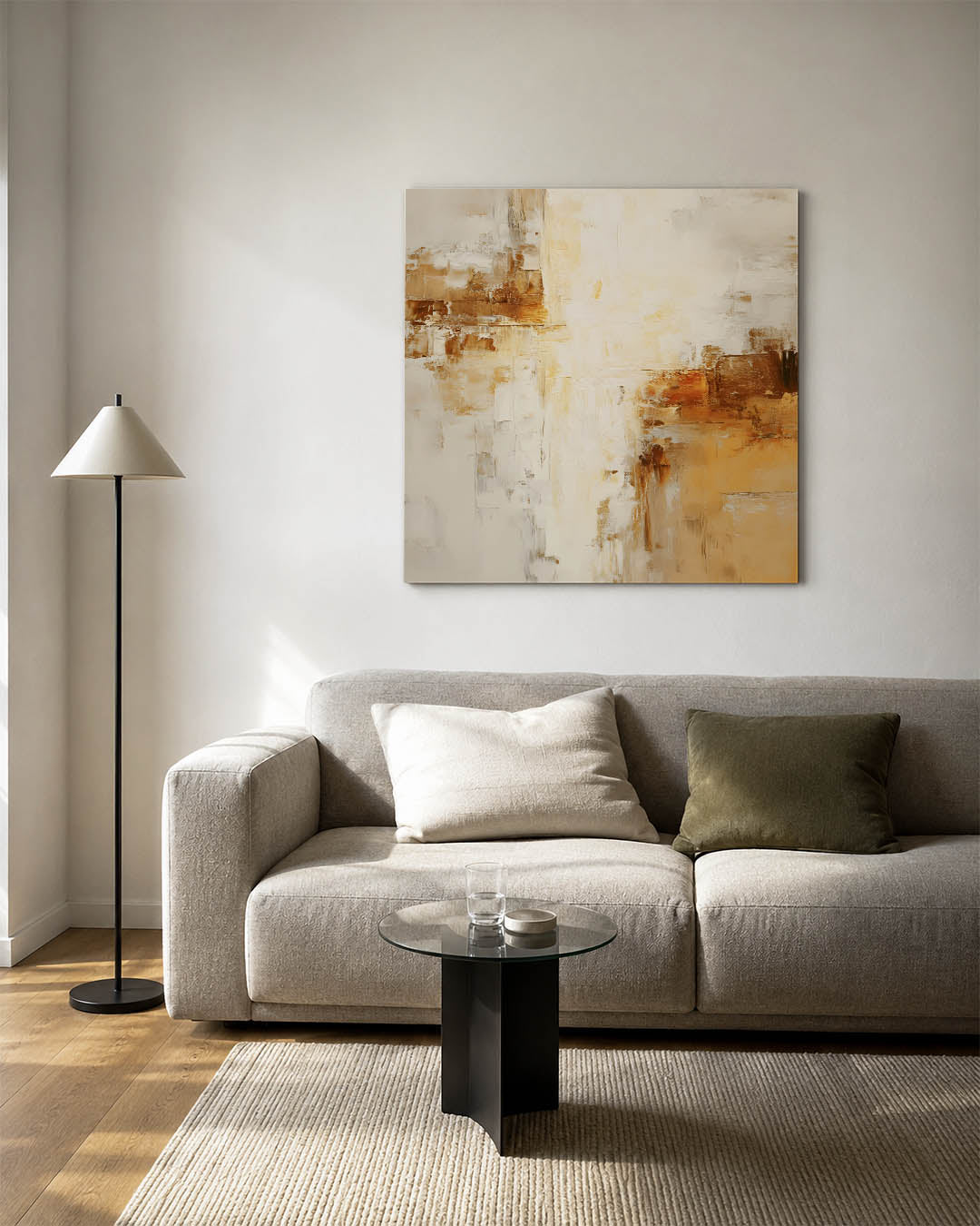 Warme texturen Kunstwerk