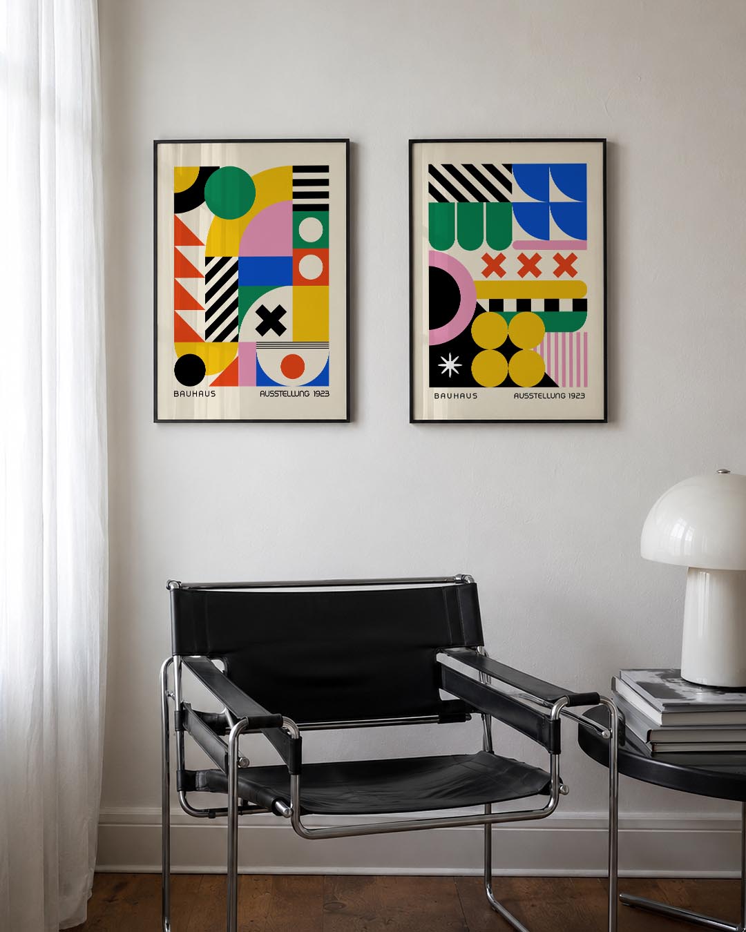 Vorm en kleurenspel Posterset