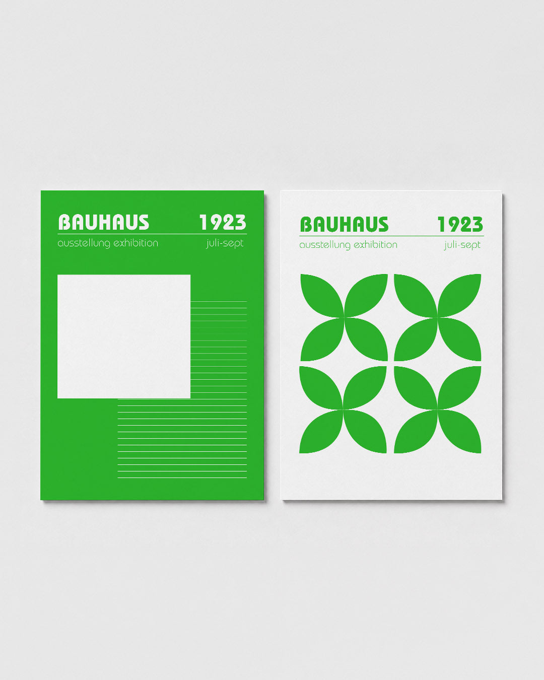 Lijnen en vlakkenspel Posterset