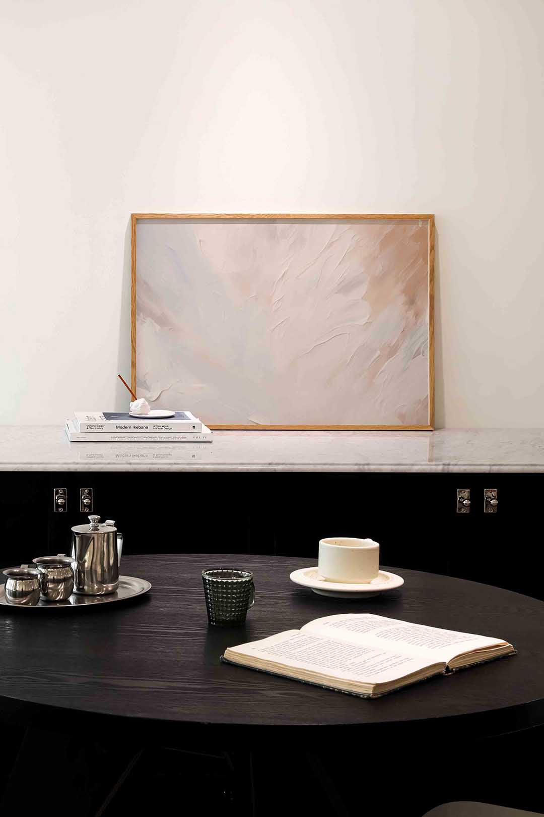 Abstracte beige textuur Poster