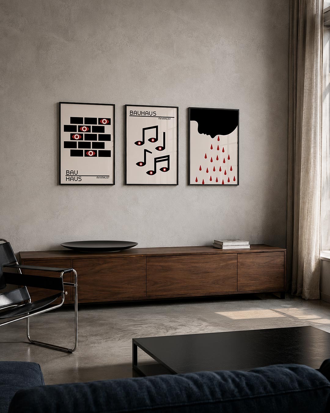 Oog en blok Posterset