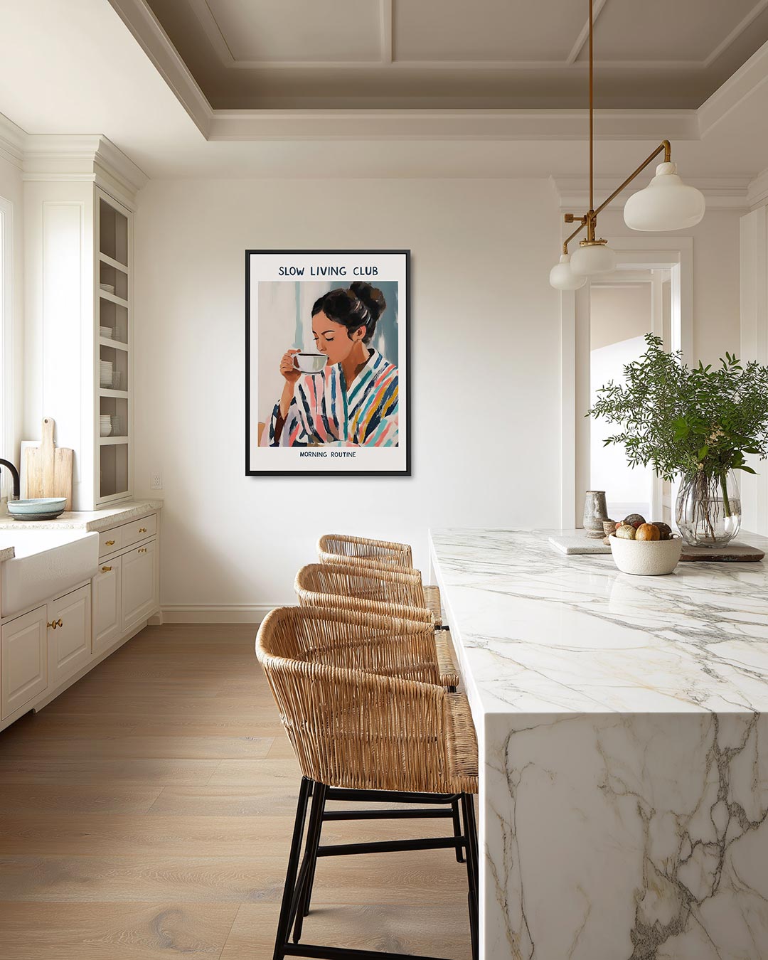 Kleurrijke ochtend Kunstwerk