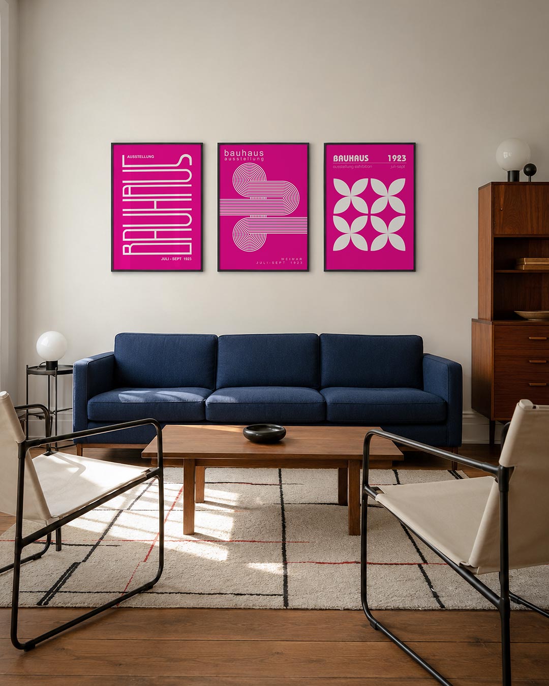 Lijnen en kleurvlakken Posterset