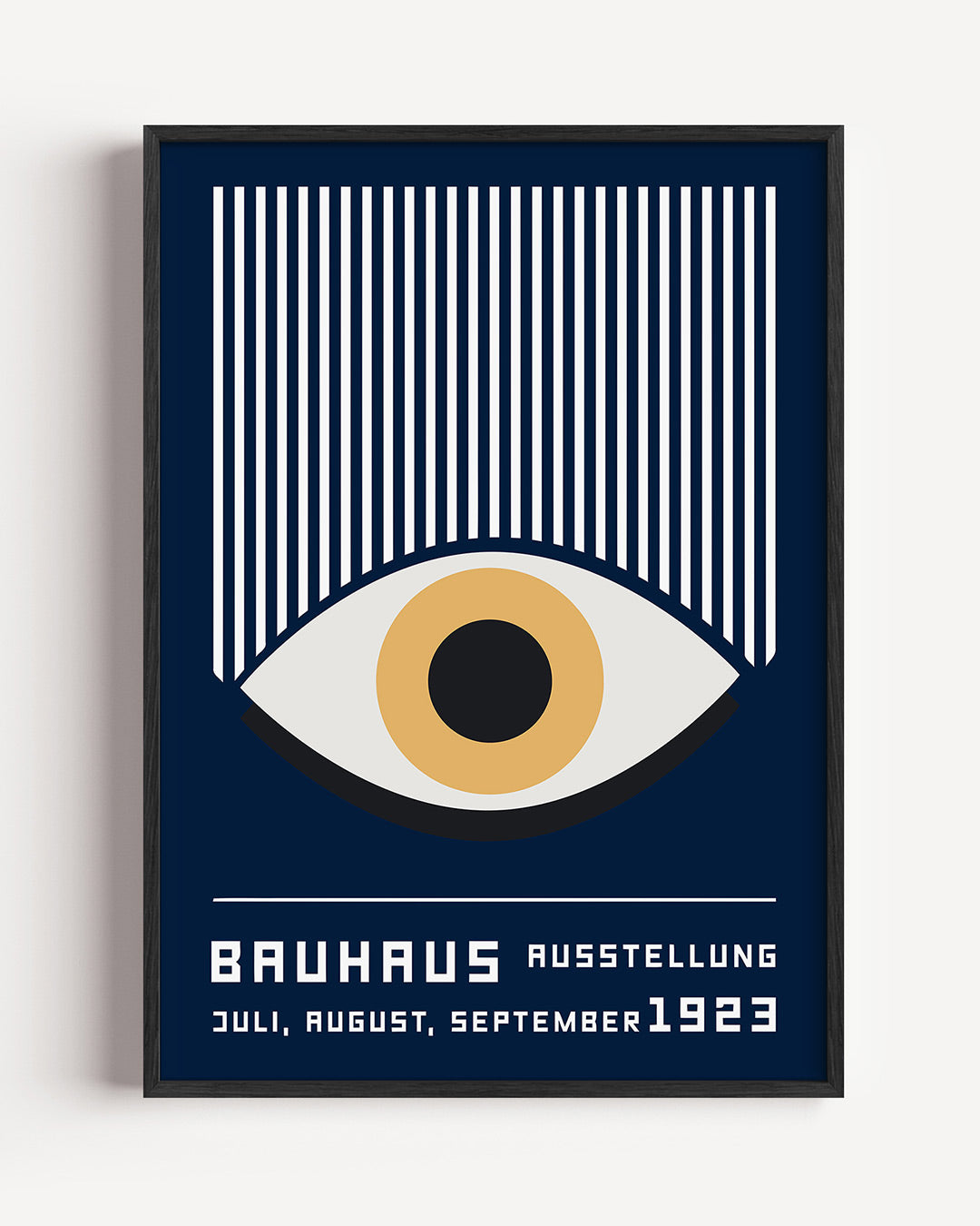 Lijnen en oog Poster