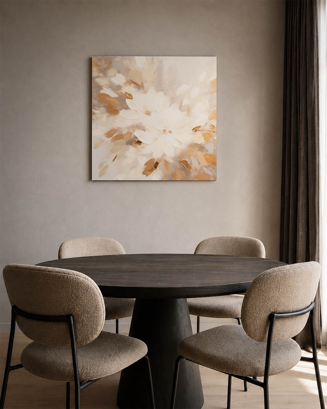 Bloemrijke compositie Kunstwerk