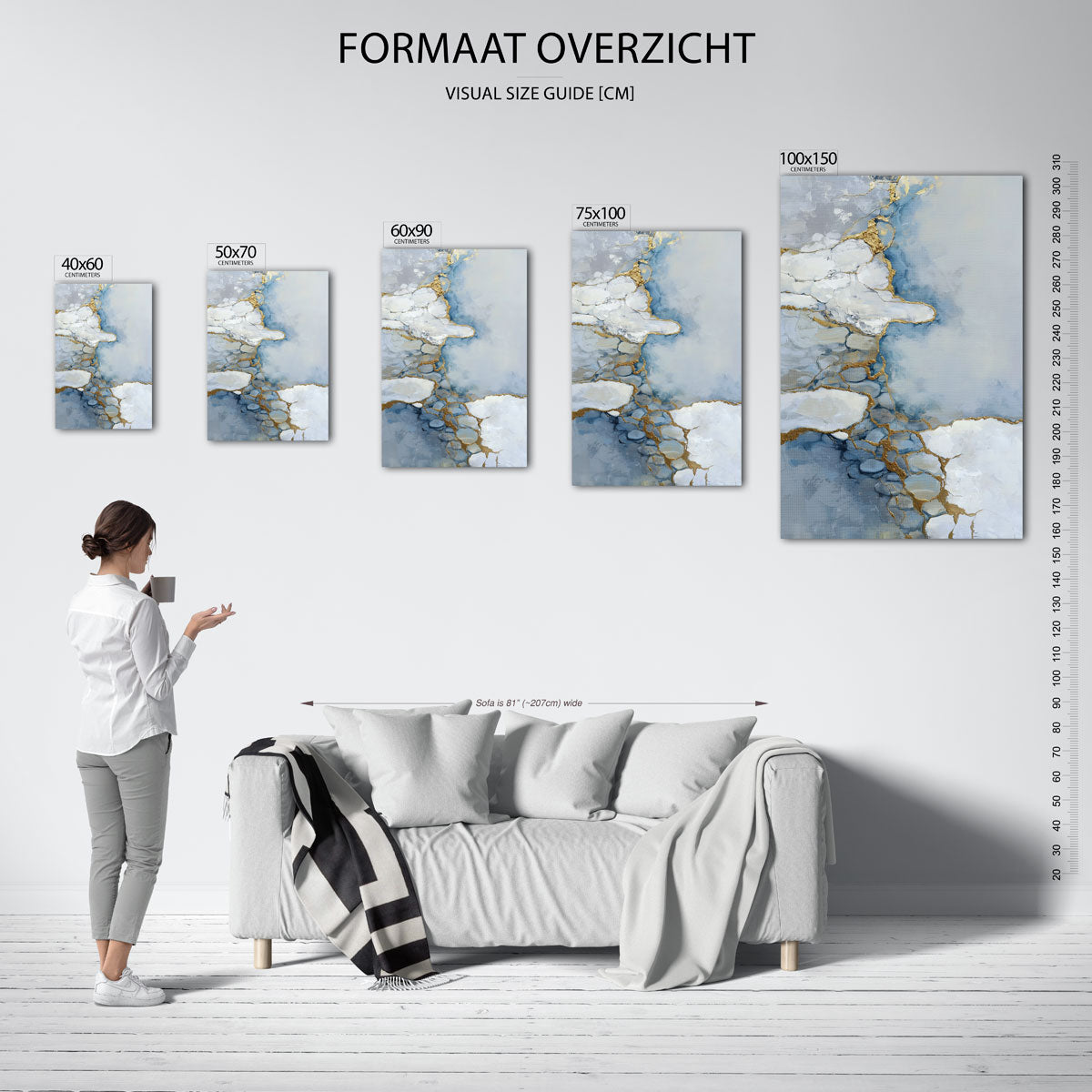 Organische vormen Kunstwerk