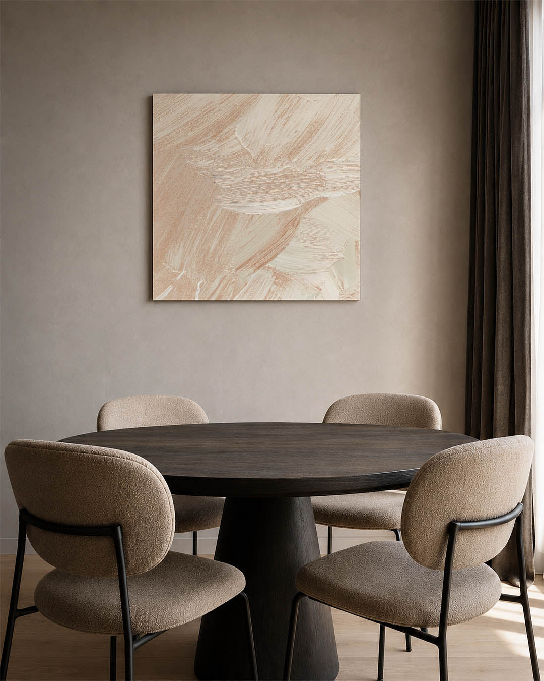 Zachte penseelstreken Kunstwerk