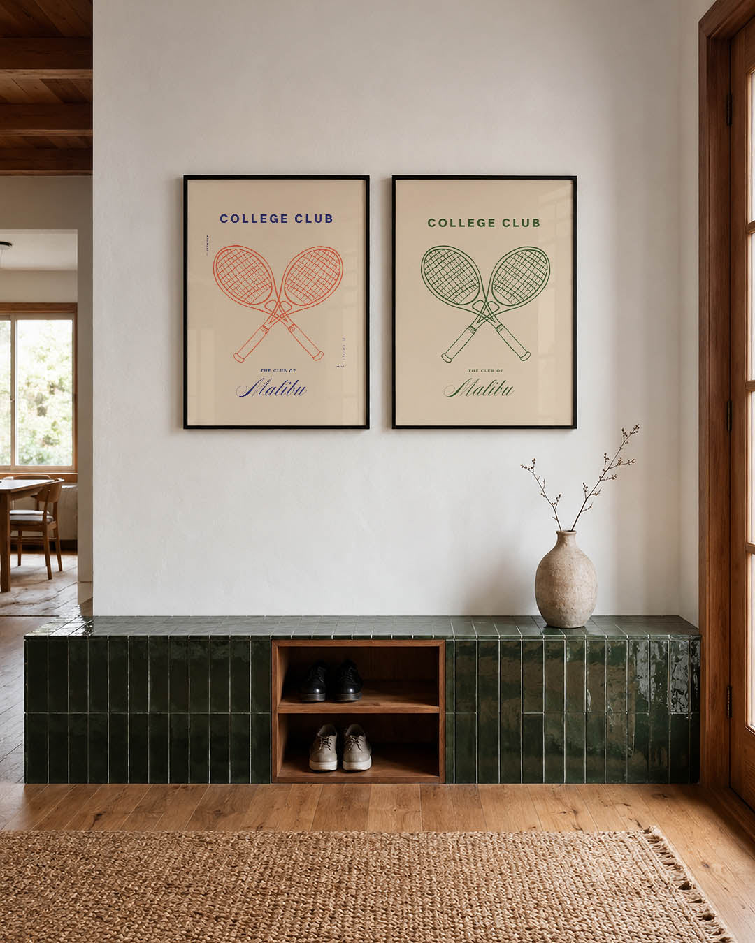 Tennis racket harmonie Posterset