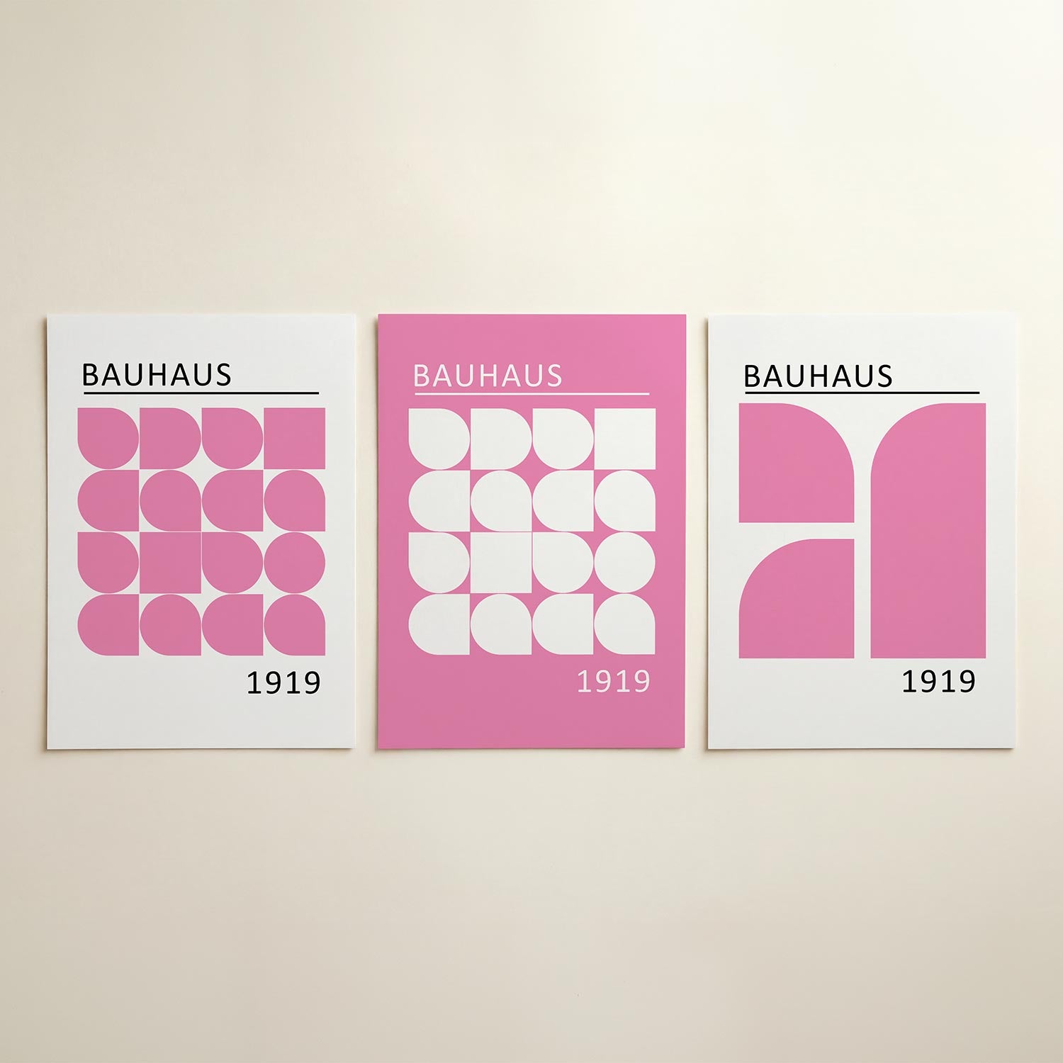 Vormen en kleurvlakken Posterset